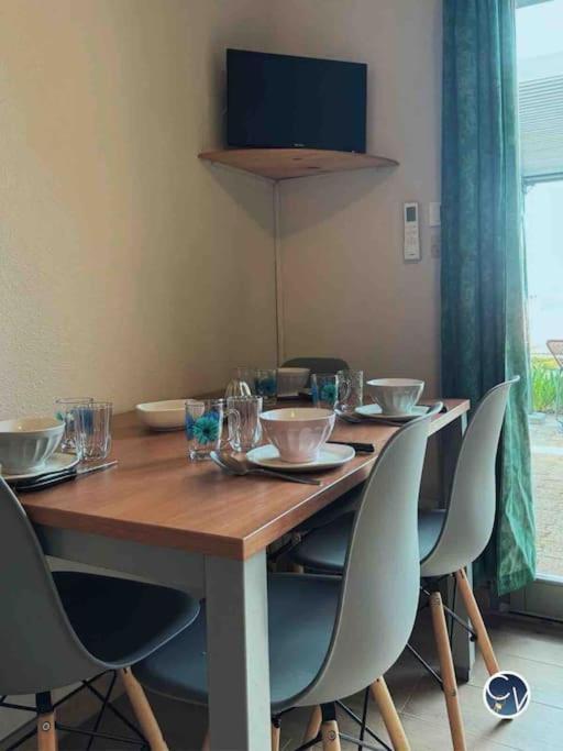 St-Germain - Les Terrasses De L'Ardeche - Piscine Apartment Salavas Ngoại thất bức ảnh