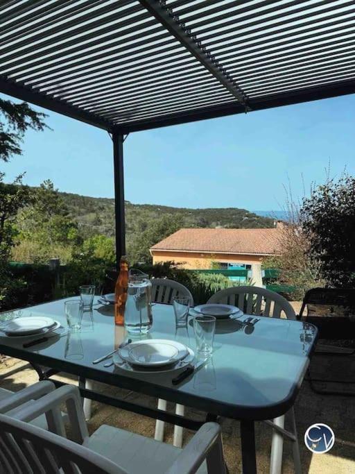 St-Germain - Les Terrasses De L'Ardeche - Piscine Apartment Salavas Ngoại thất bức ảnh
