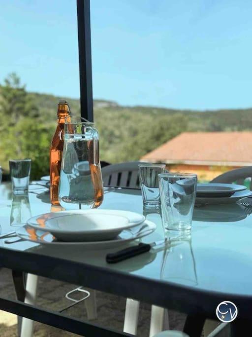 St-Germain - Les Terrasses De L'Ardeche - Piscine Apartment Salavas Ngoại thất bức ảnh