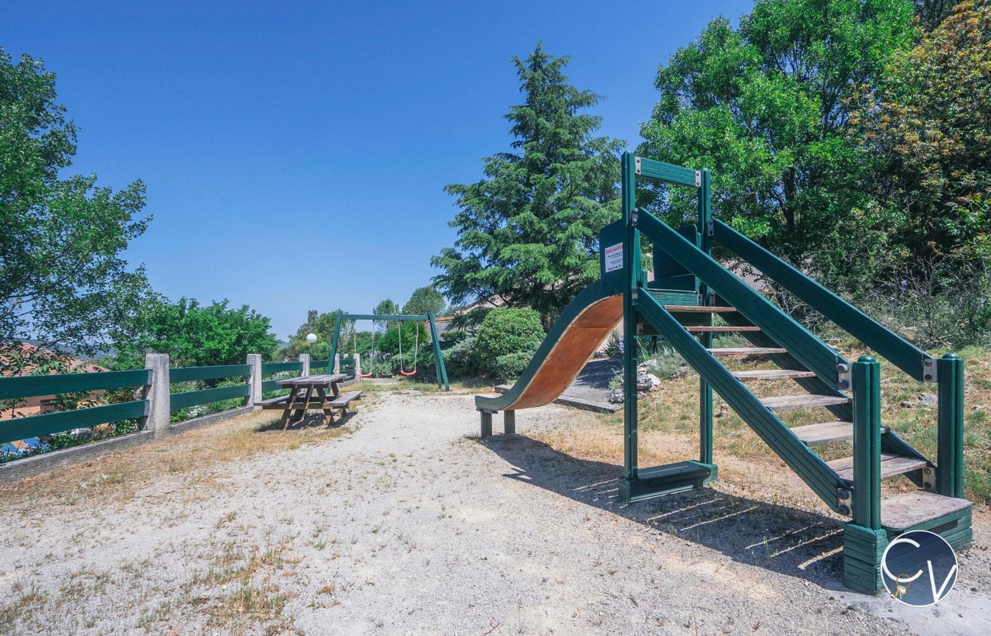 St-Germain - Les Terrasses De L'Ardeche - Piscine Apartment Salavas Ngoại thất bức ảnh